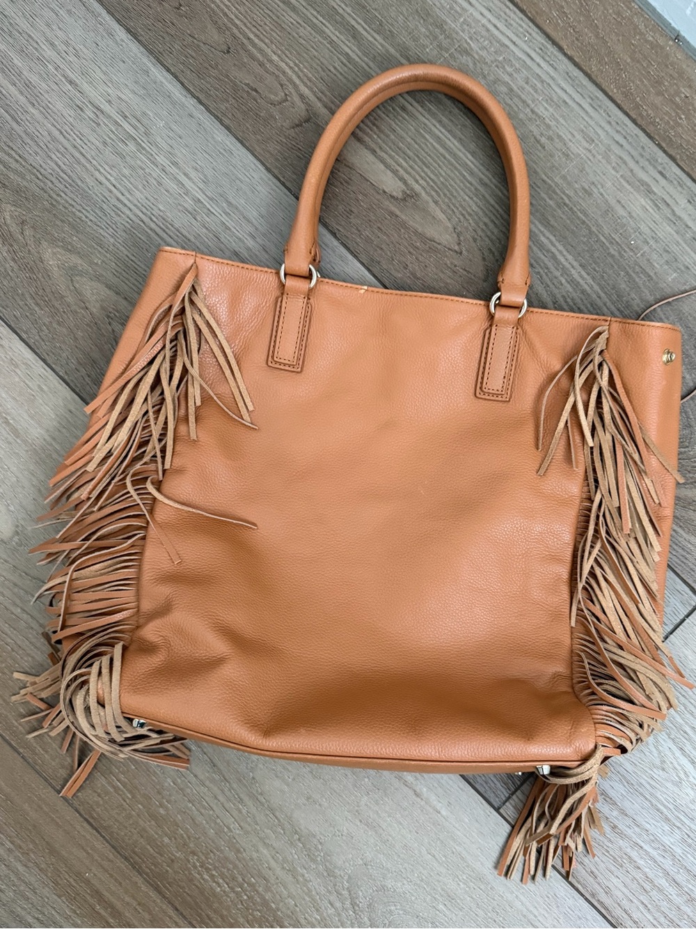 Leather Tote by Barneys New York -RARE-